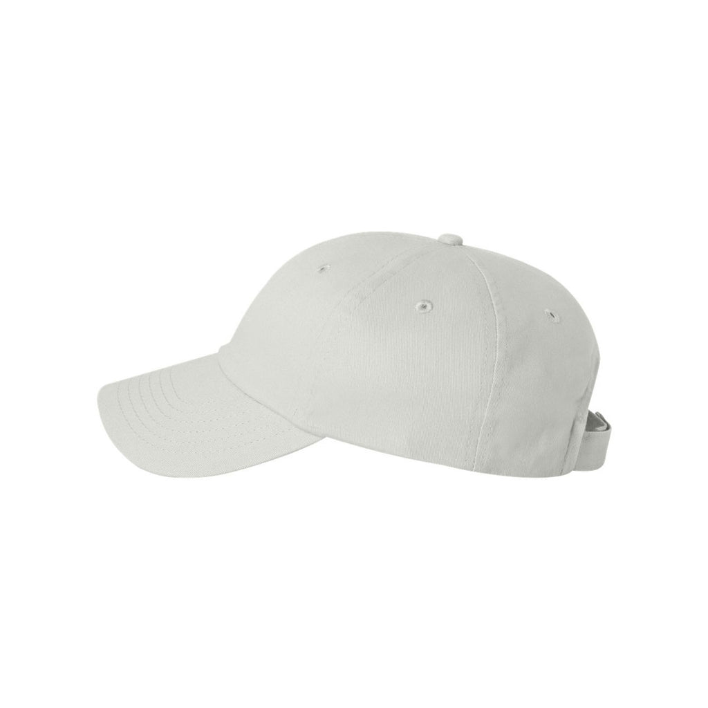 Valucap White Brushed Twill Cap