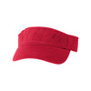 Valucap Red Bio-Washed Visor