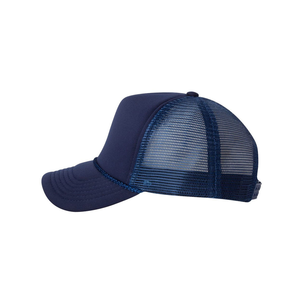 Valucap Navy/Navy Foam Trucker Cap