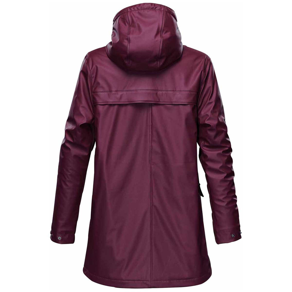 Stormtech Women's Burgundy Waterfall Insulated Rain Jacket