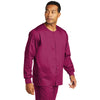 WonderWink Unisex Wine WorkFlex Snap-Front Scrub Jacket