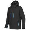 Stormtech Men's Black/Electric Blue Patrol Softshell