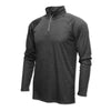 BAW Men's Heather Black Xtreme Tek Quarter Zip