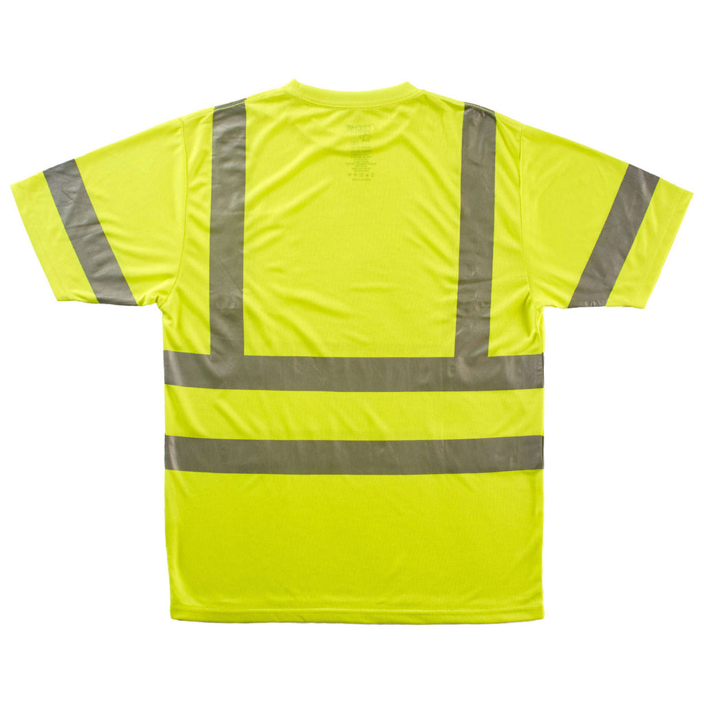 Xtreme Visibility Unisex Yellow Xtreme-Flex Class 3 Short Sleeve T-Shirt