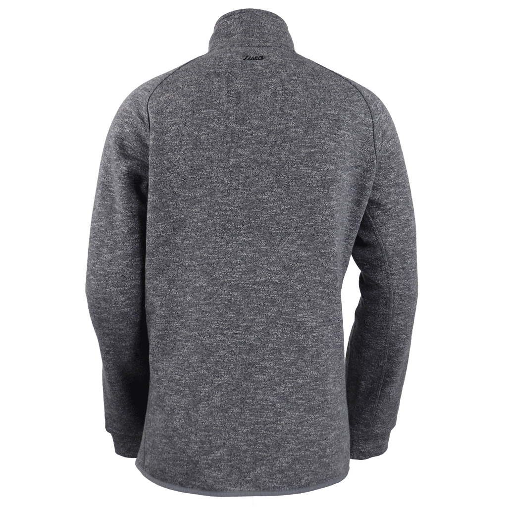 Rally Zusa Men's Grey Heather Midtown Fleece Full Zip