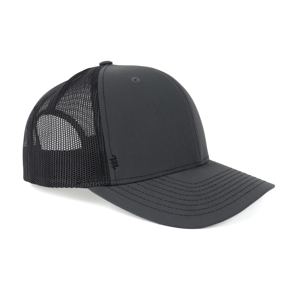 Zusa Charcoal/Black Open Road Trucker Cap