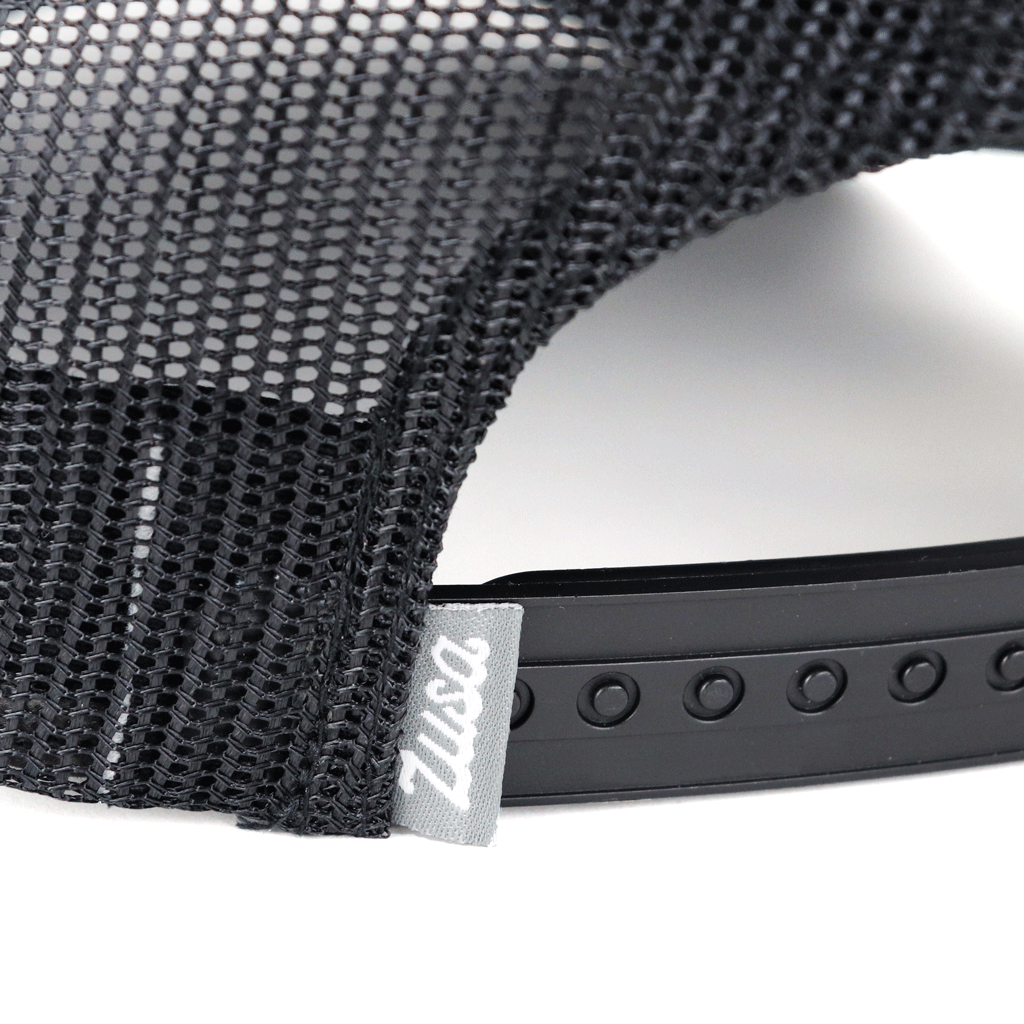 48-Hour Zusa Charcoal/Black Open Road Trucker Cap