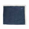 48-Hour Zusa Navy/Ivory Oversized Sherpa ZZZs Blanket