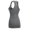 Expert Women's Charcoal Heather Halo Racerback