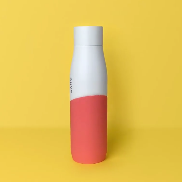 LARQ White/Coral Bottle Movement PureVis 24 oz