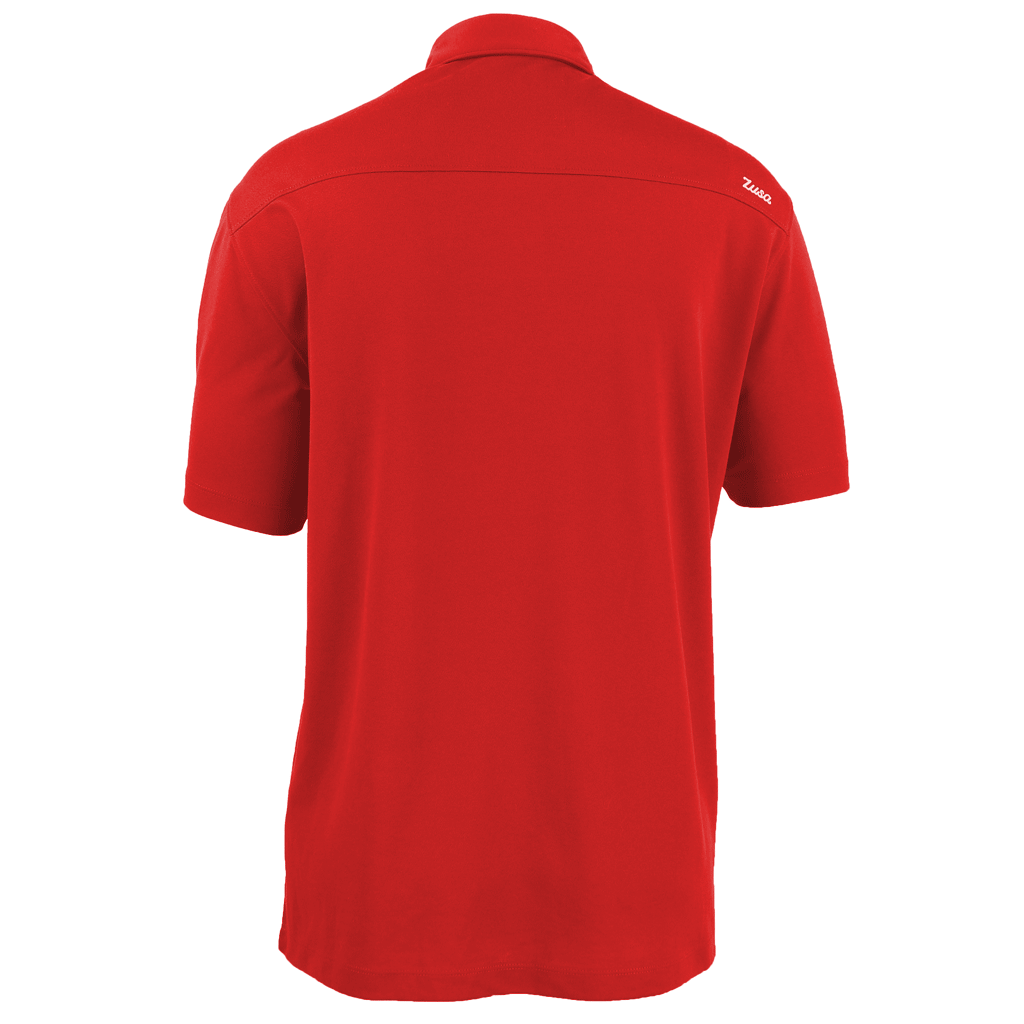 Zusa 3 Day Men's Red Everyday Pique Polo