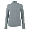 48-Hour Zusa Women's Sage-Grey Heather Chilly Fleece Quarter Zip