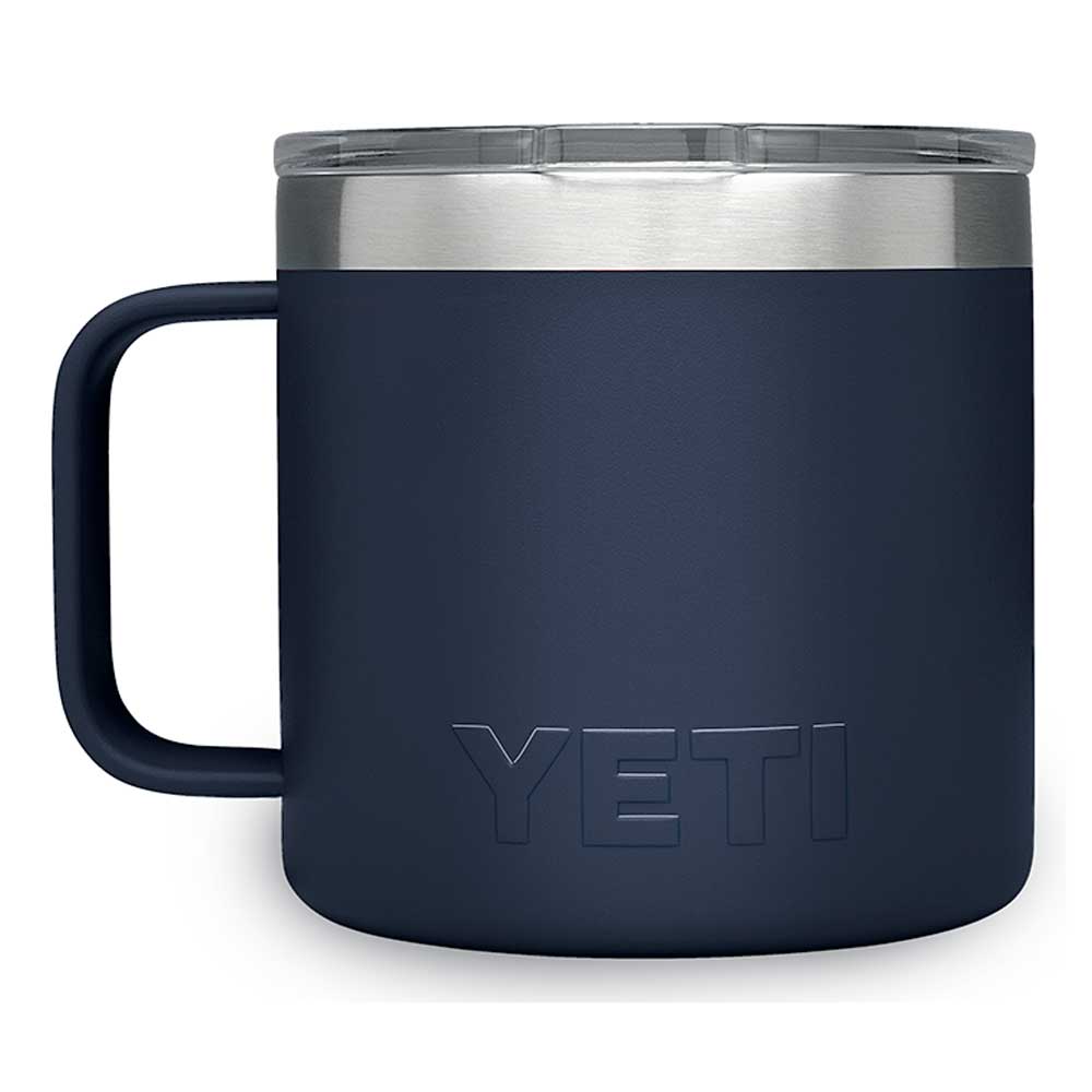 YETI Navy Rambler 14 oz Mug