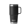 YETI Black Rambler 20 oz Travel Mug